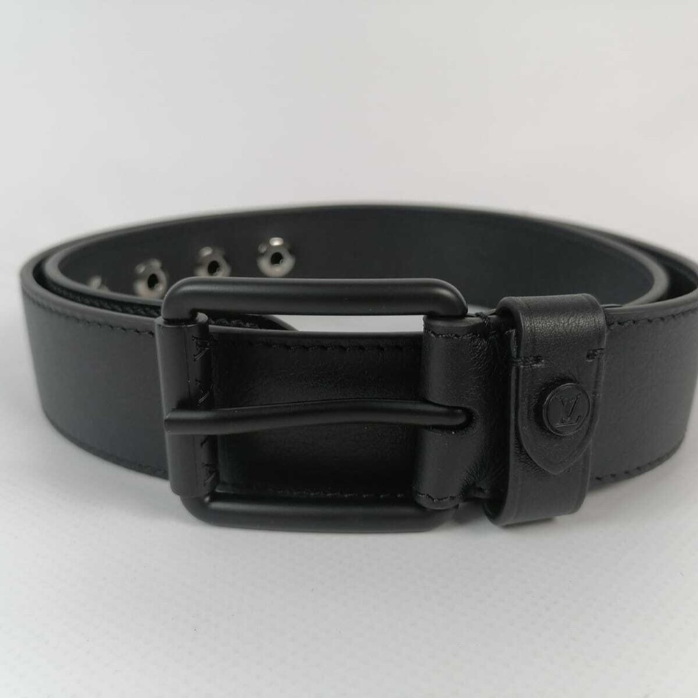New Authentic Louis Vuitton Voyager 35 MM Black Belt size 34" / 85 cm - Picture 2 of 12